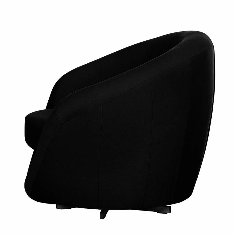 Loftscape Fredriks Fauteuil Marvin – Tissu Noir
