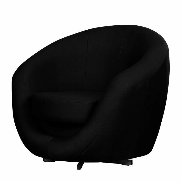 loftscape Fredriks Fauteuil Marvin – Tissu noir