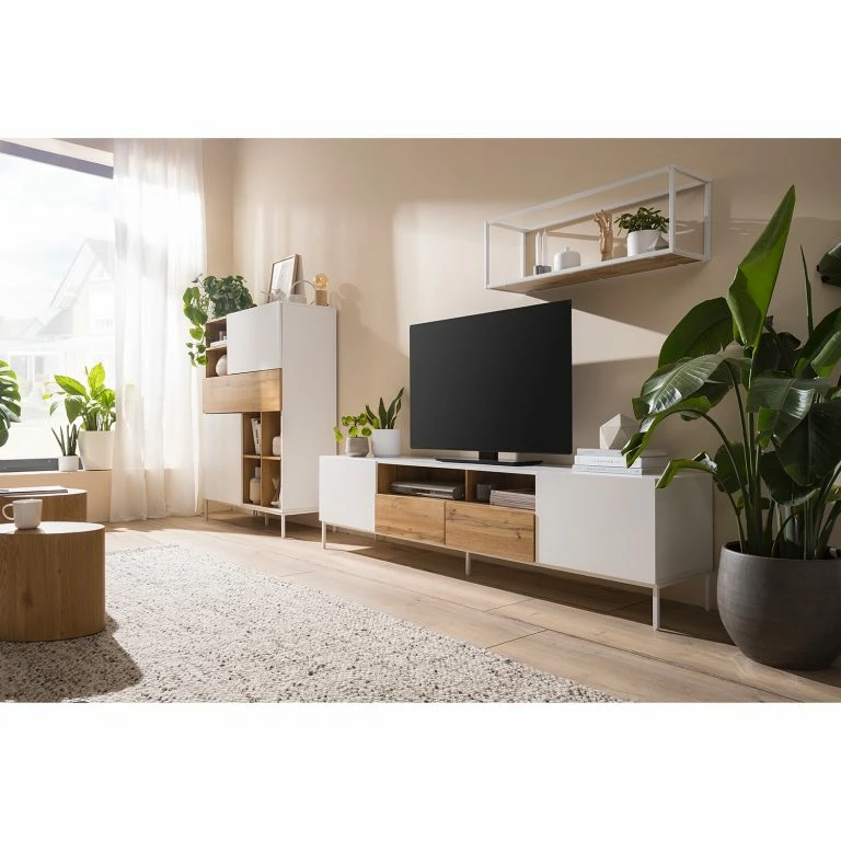 Loftscape Fredriks Meuble TV Meon – Blanc