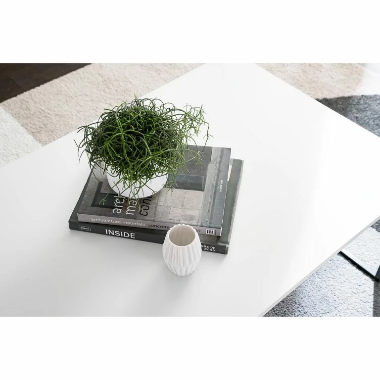 Loftscape Fredriks Table Basse Zaddy – Blanc / Noir