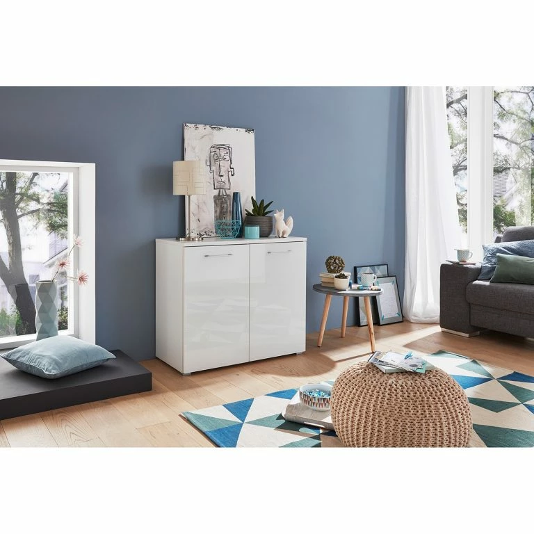 Loftscape Germania Buffet Campo I – Verre – Blanc