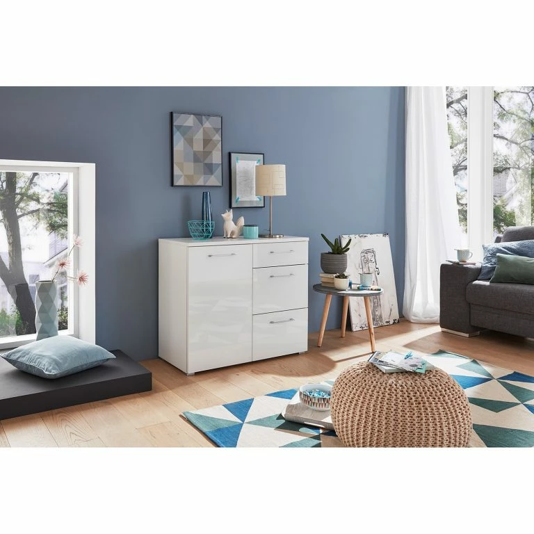 Loftscape Germania Buffet Campo II – Verre – Blanc