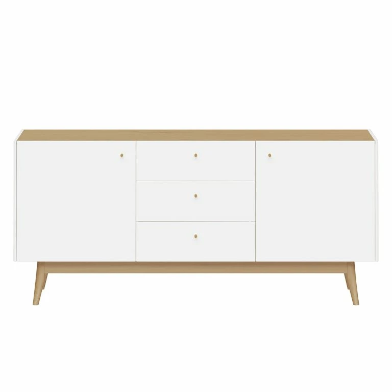 Loftscape Germania Buffet Monteo I – Blanc / Chêne