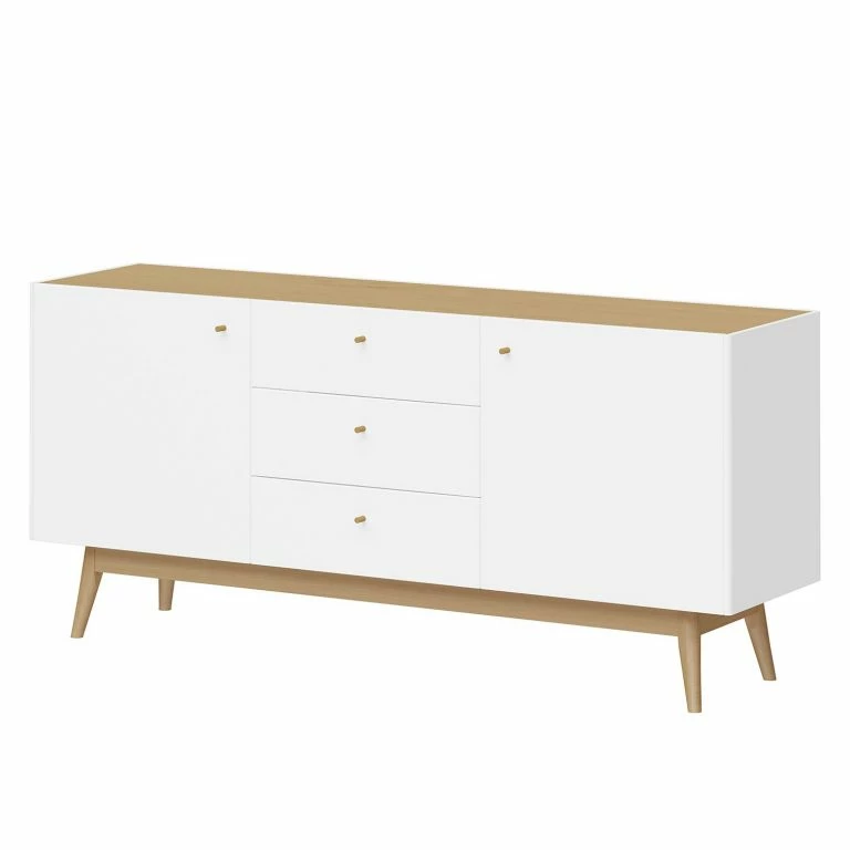 loftscape Germania Buffet Monteo I – Blanc / Chêne