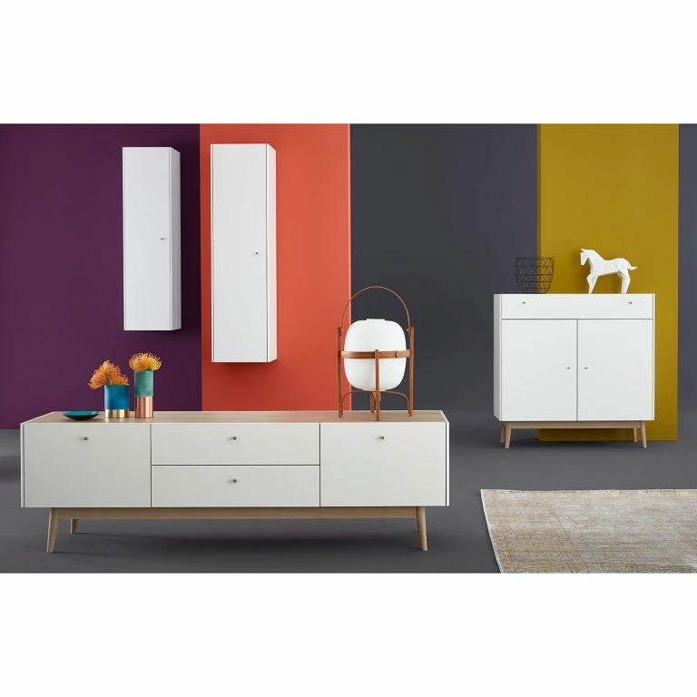 Loftscape Germania Commode Monteo I – Blanc / Chêne