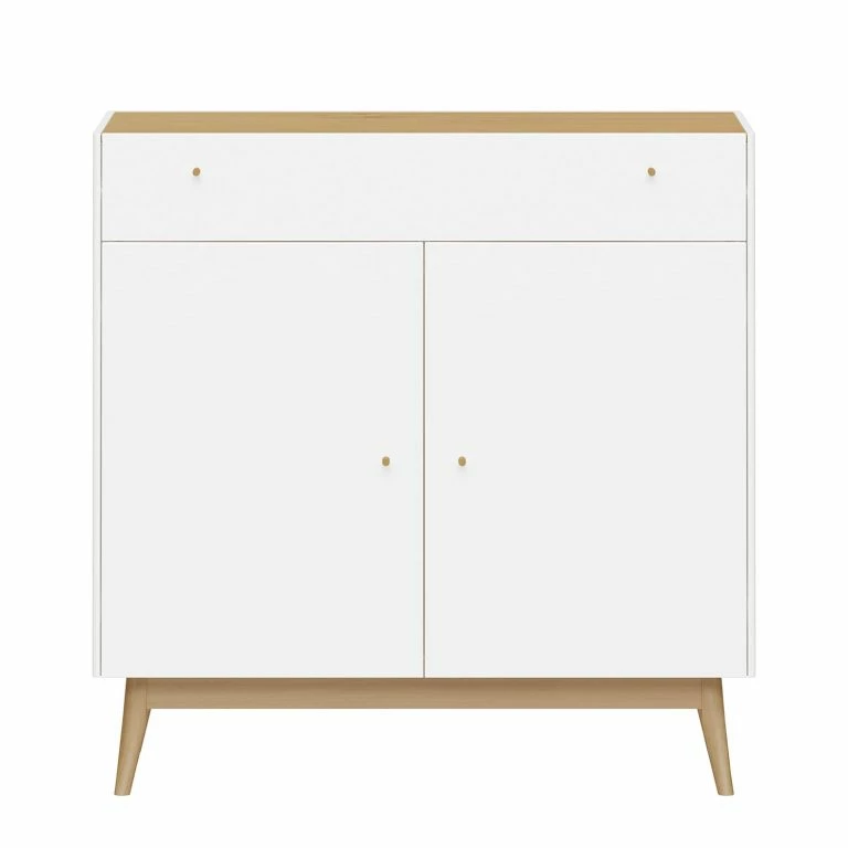 Loftscape Germania Commode Monteo I – Blanc / Chêne