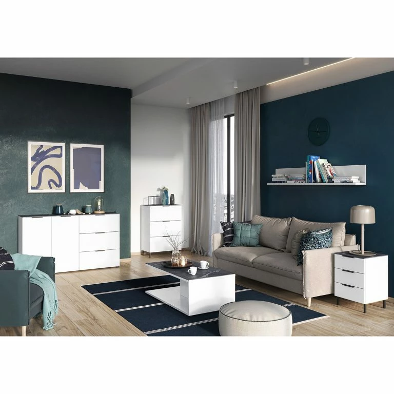 Loftscape Germania Table Basse California – Blanc