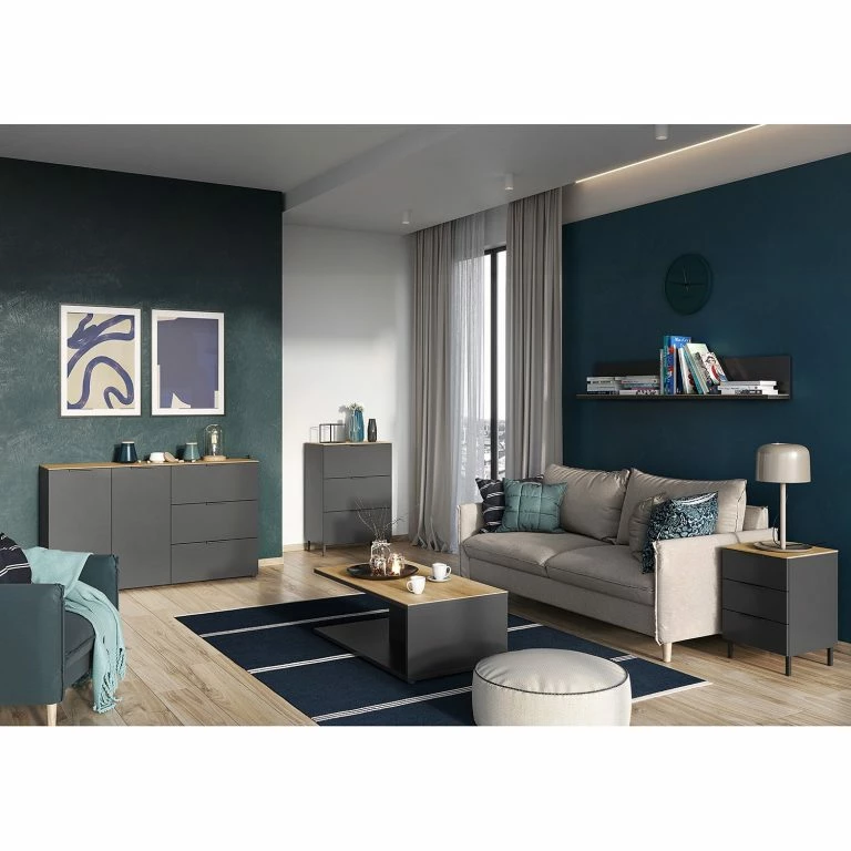 Loftscape Germania Table Basse California – Graphite