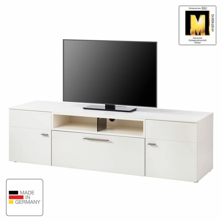 Loftscape GWINNER Meuble TV Anzio II – Blanc Mat