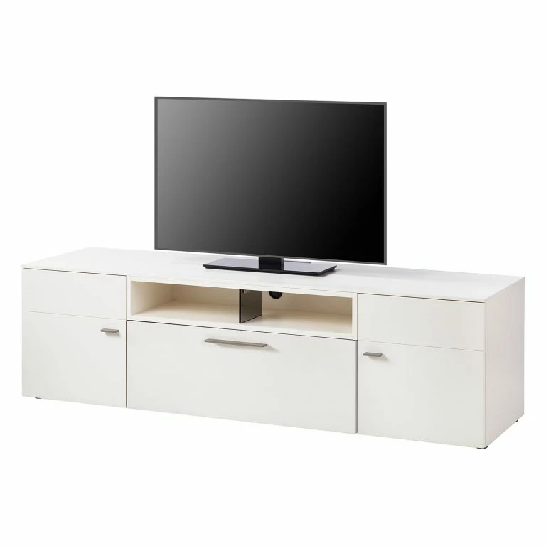 loftscape GWINNER Meuble TV Anzio II – Blanc mat
