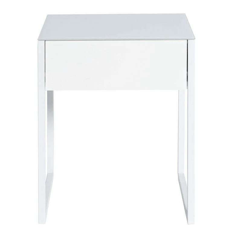 Loftscape Jahnke Bout De Canapé Cube – Blanc