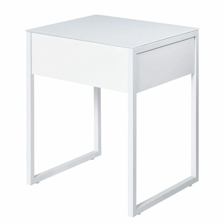 loftscape Jahnke Bout de canapé Cube – blanc