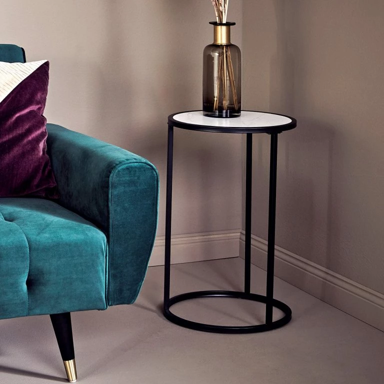 Loftscape Jahnke Bout De Canapé Sol I – Noir