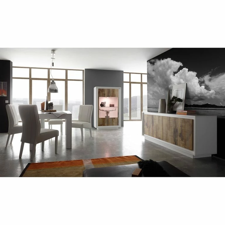 Loftscape LC Spa Buffet Forenza – Marron Clair / Blanc