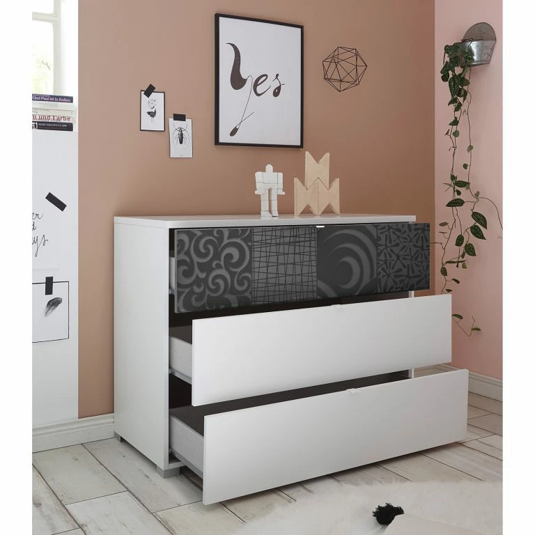 Loftscape LC Spa Commode Laussonne – Blanc / Graphite