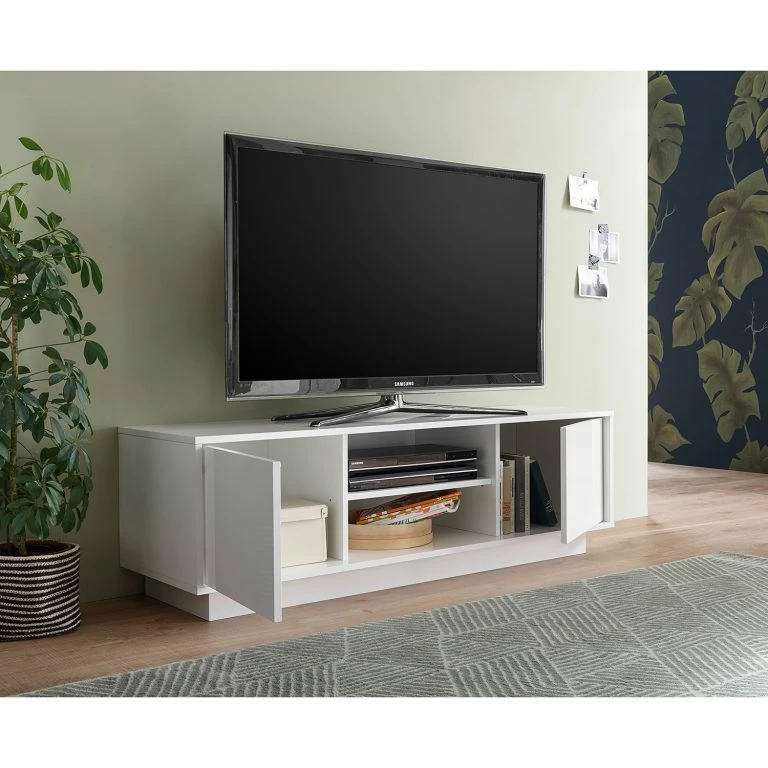 Loftscape LC Spa Meuble TV Ice – Blanc Brillant