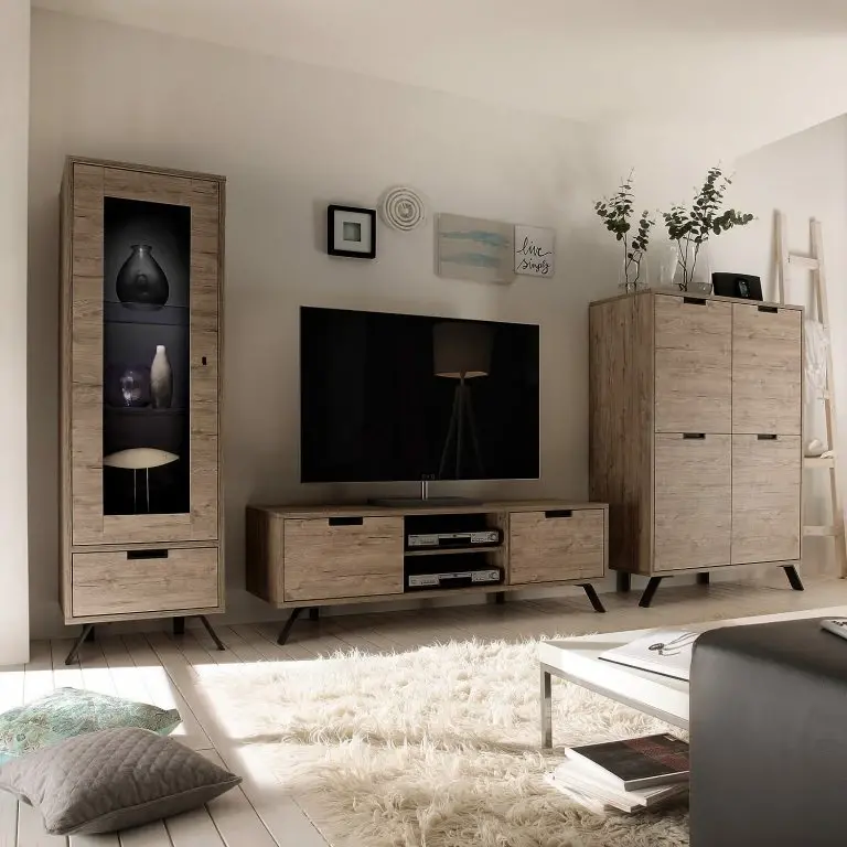 Loftscape LC Spa Meuble TV Palma – Imitation Chêne