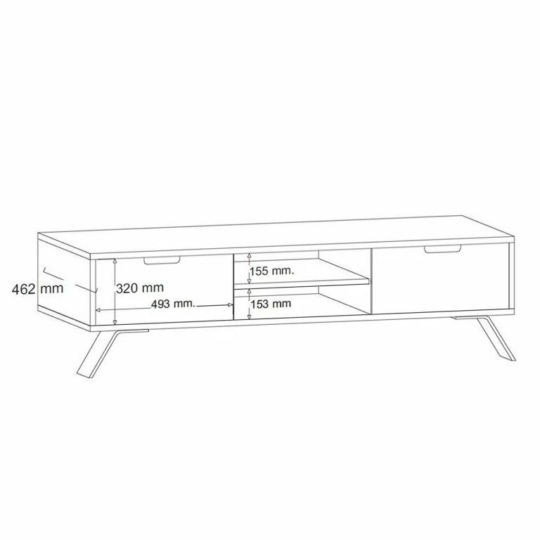 Loftscape LC Spa Meuble TV Palma – Imitation Pero
