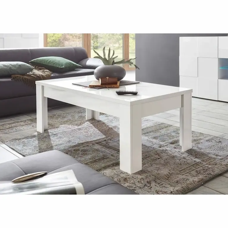 Loftscape LC Spa Table Basse Ice – Blanc Brillant
