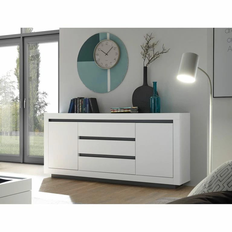 Loftscape Loftscape Buffet Accra – Blanc / Anthracite