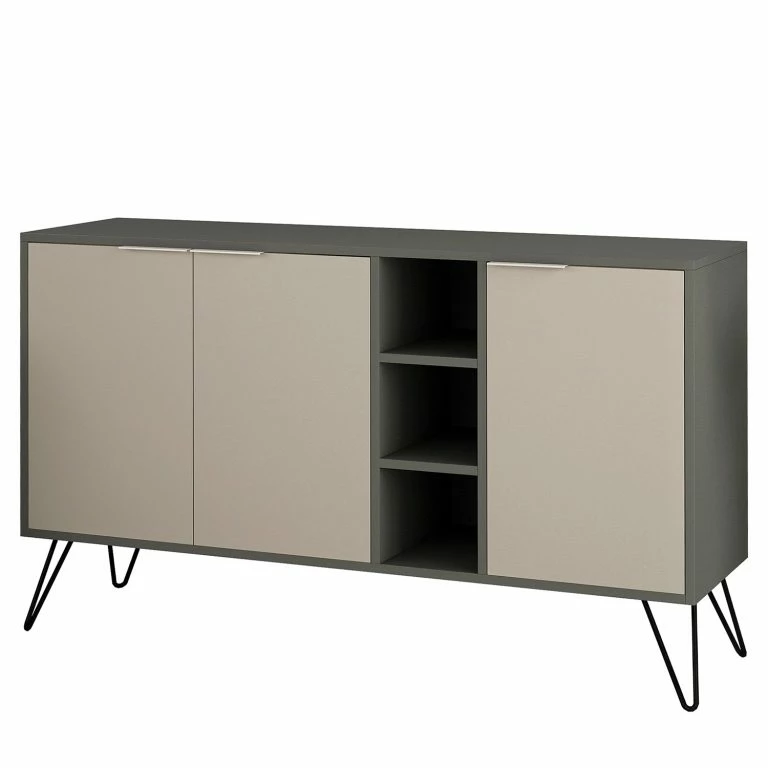 Loftscape Loftscape Buffet Caceres – Métal – Moka / Gris