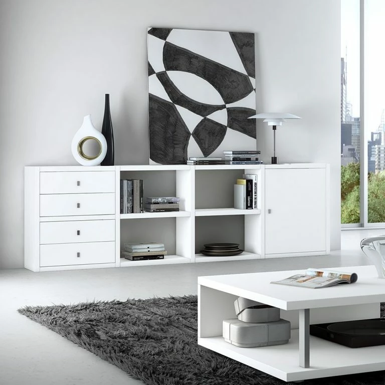 Loftscape Loftscape Buffet Emporior III.B – Blanc