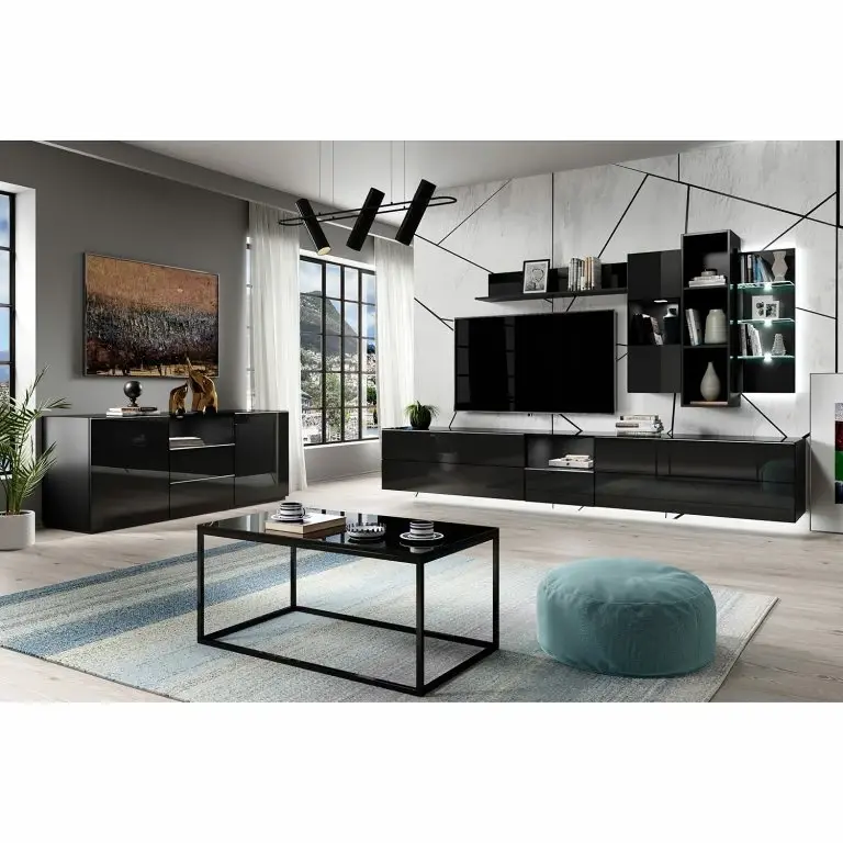 Loftscape Loftscape Buffet Habas I – Verre – Noir