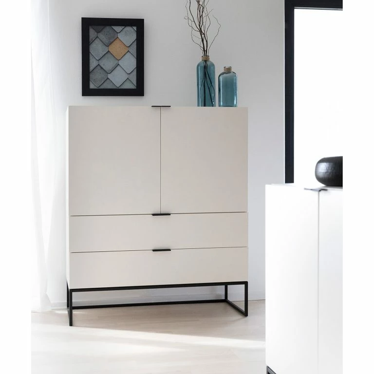 Loftscape Loftscape Buffet Kaina – Blanc / Noir