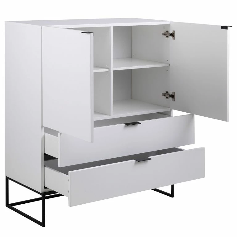 Loftscape Loftscape Buffet Kaina – Blanc / Noir