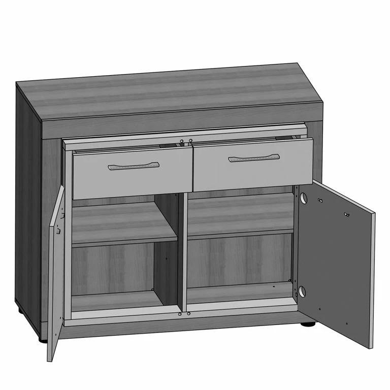 Loftscape Loftscape Commode Stokka – Noir