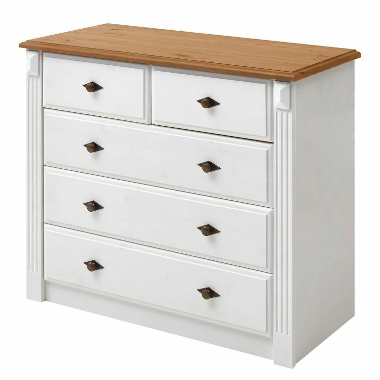 loftscape Maison Belfort Commode Eva – Blanc / Pin