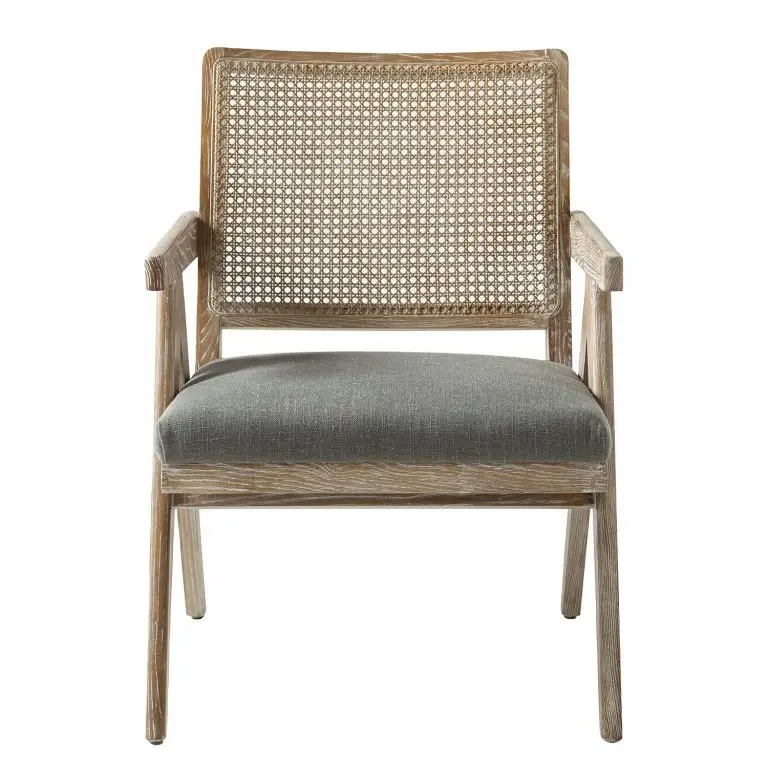 Loftscape Maison Belfort Fauteuil Ruber – Tissu – Gris