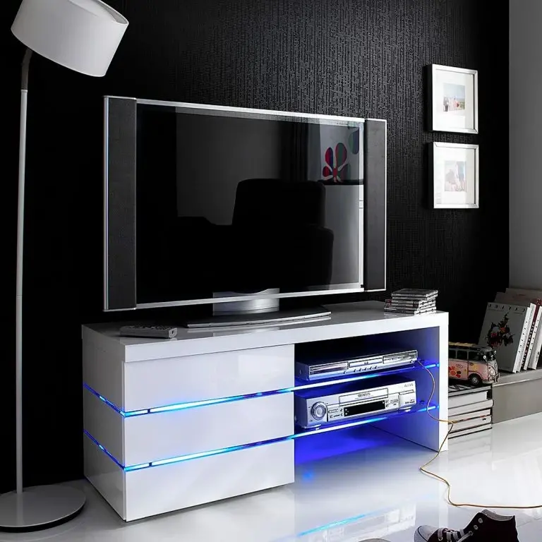 Loftscape Loftscape Meuble Bas TV Sola – Eclairage LED Bleu