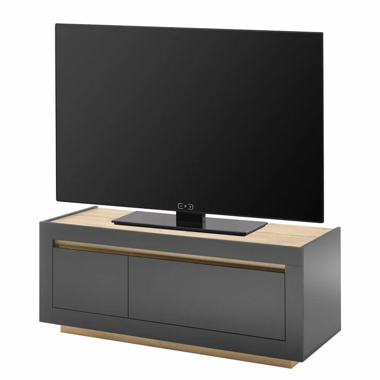 Loftscape Loftscape Meuble TV Accra I – Anthracite / Imitation Chêne