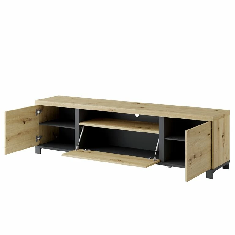 Loftscape Loftscape Meuble TV Bilsen – Imitation Chêne Artisan