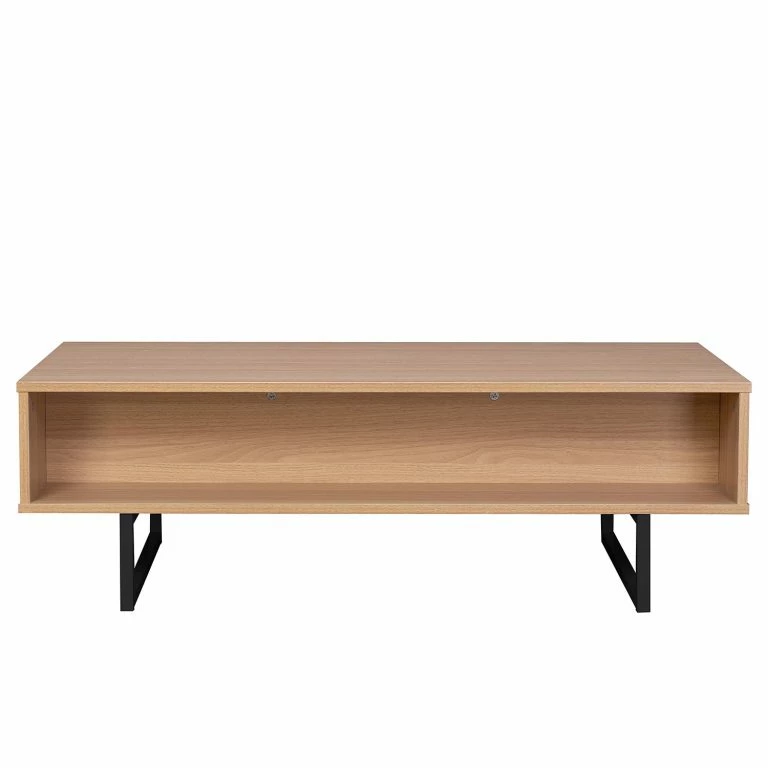 Loftscape Loftscape Meuble TV Borsh – Placage En Bois Véritable – Chêne / Noir