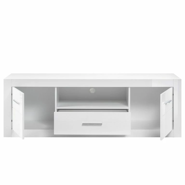 Loftscape Loftscape Meuble TV Bricktown II – Blanc Brillant / Blanc Mat