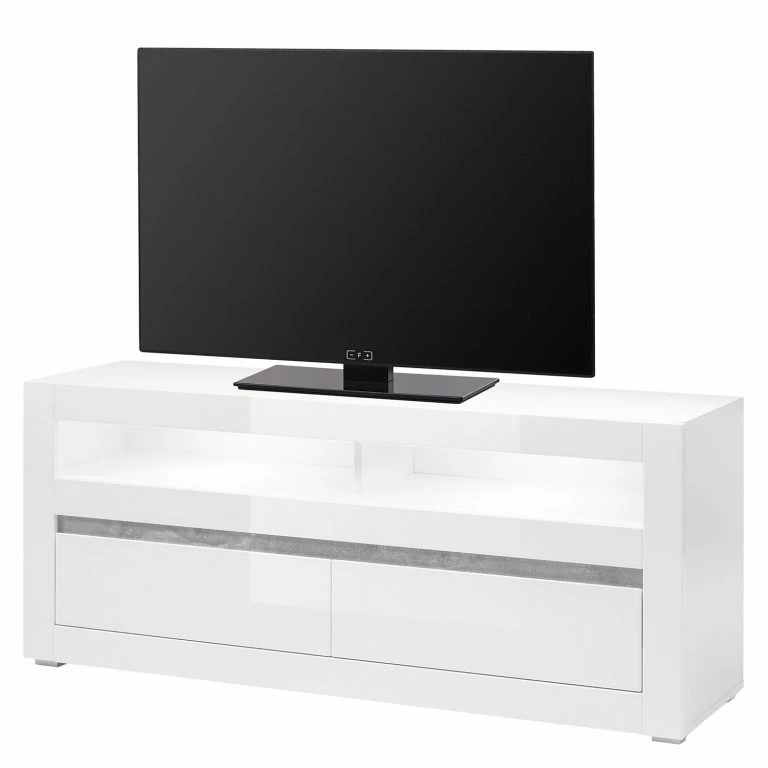 loftscape Loftscape Meuble TV Cape Ann I – Blanc brillant / Blanc mat