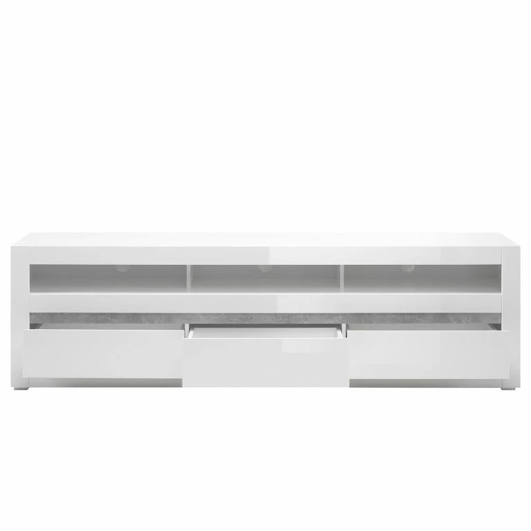 Loftscape Loftscape Meuble TV Cape Ann II – Blanc Brillant / Blanc Mat