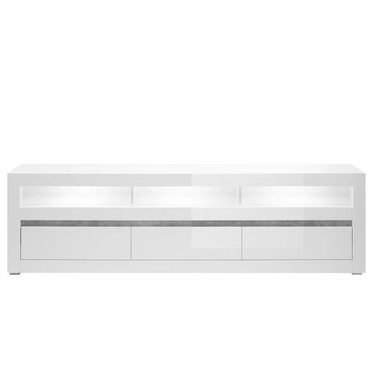 Loftscape Loftscape Meuble TV Cape Ann II – Blanc Brillant / Blanc Mat