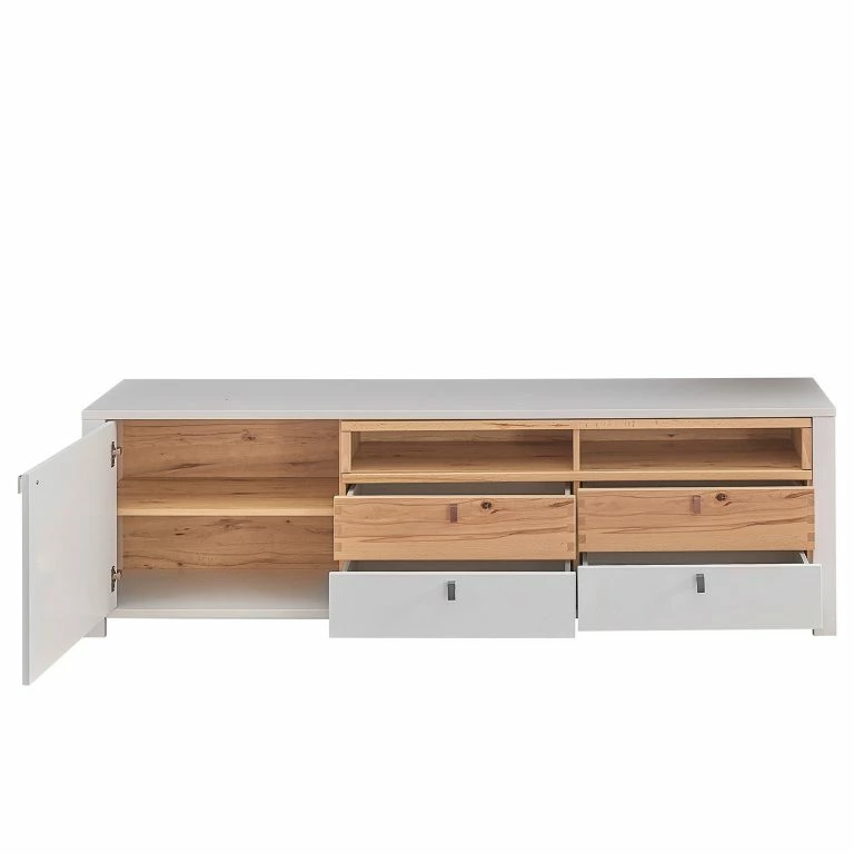 Loftscape Loftscape Meuble TV Cordelle II – Blanc Mat / Chêne Sauvage