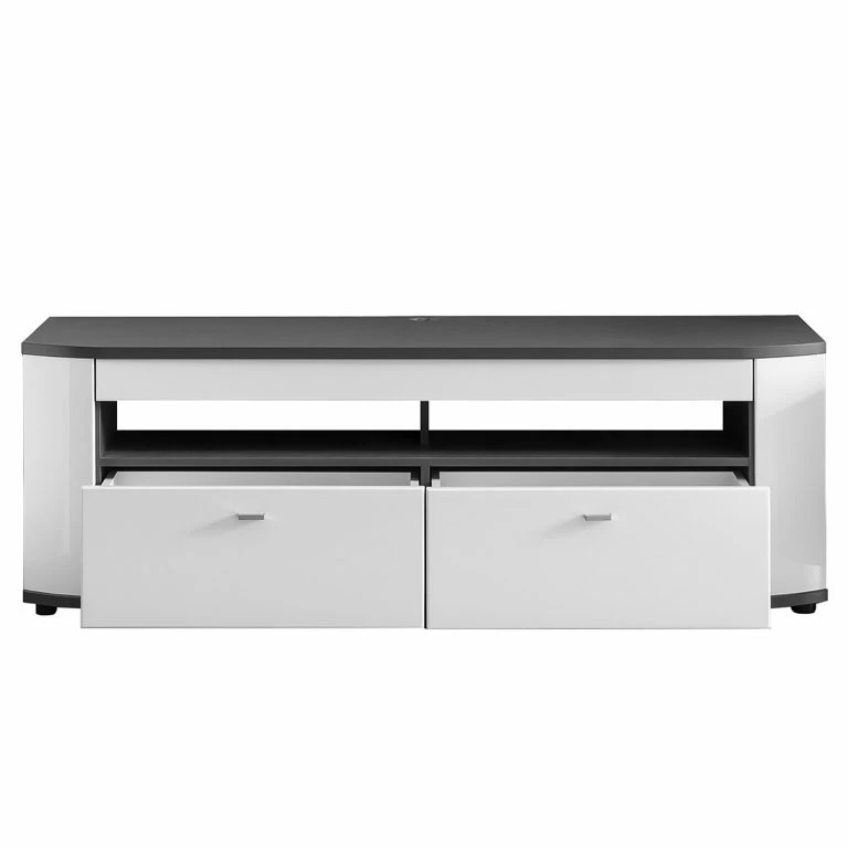 Loftscape Loftscape Meuble TV Intento I – Blanc Brillant / Anthracite