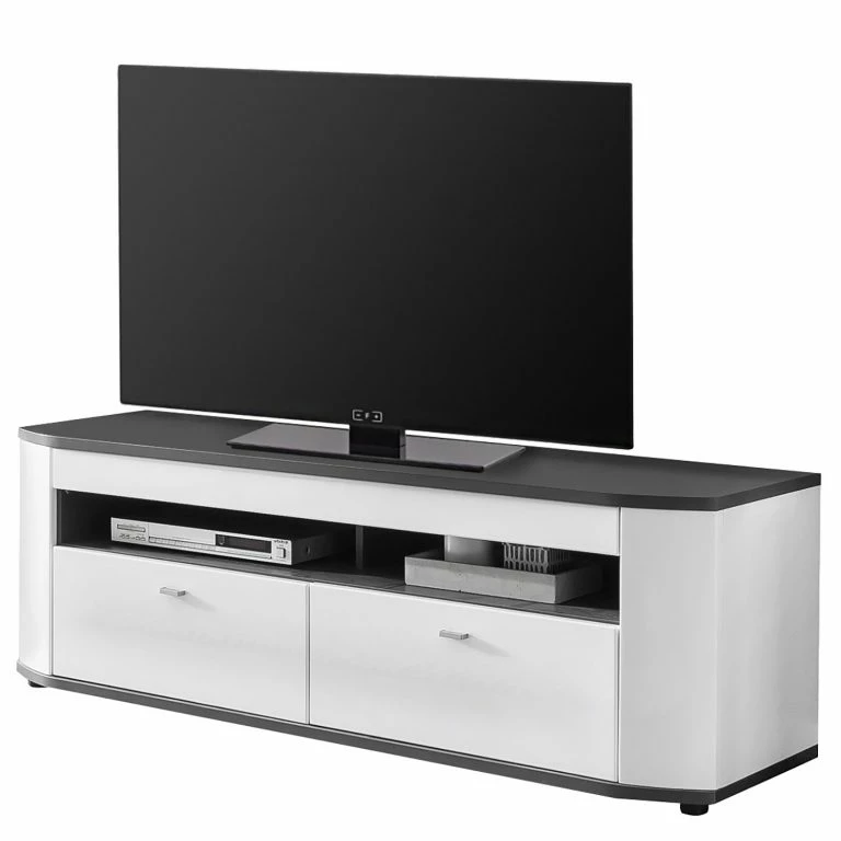 Loftscape Loftscape Meuble TV Intento I – Blanc Brillant / Anthracite