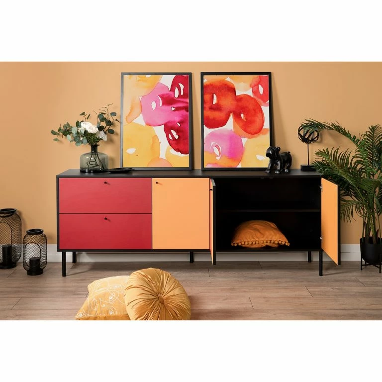 Loftscape Loftscape Meuble TV Modern Art – Multicolore