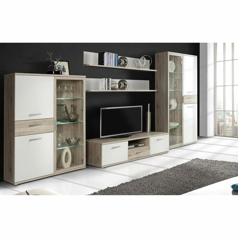Loftscape Loftscape Meuble TV Piemont – Imitation Chêne De Sable
