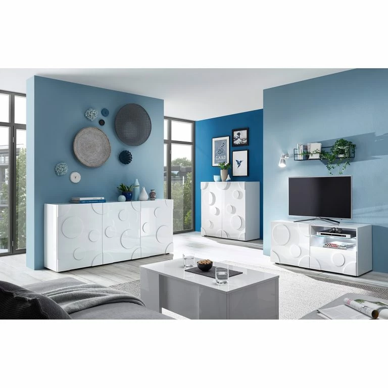 Loftscape Loftscape Meuble TV Roubia I – Blanc Brillant