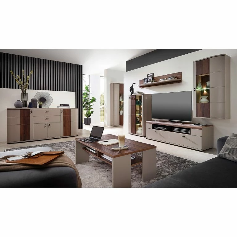 Loftscape Loftscape Meuble TV Saida I – Cachemire / Imitation Noyer