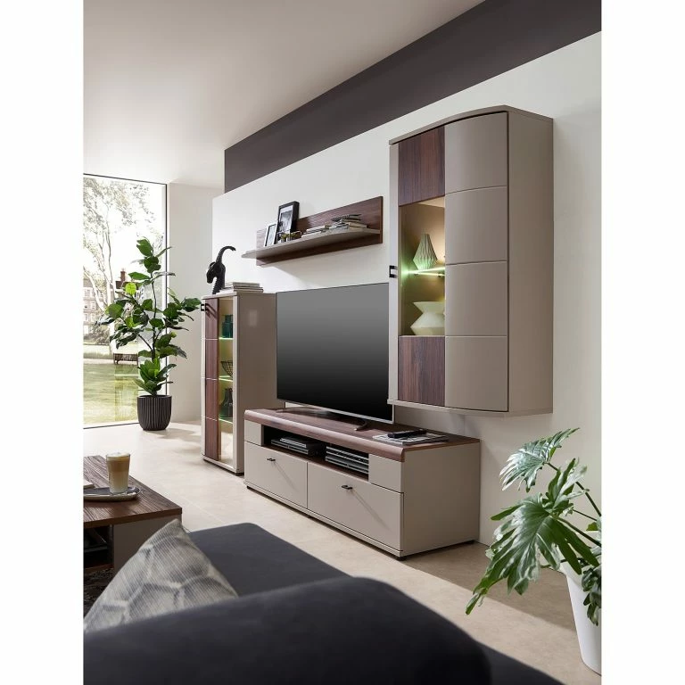 Loftscape Loftscape Meuble TV Saida I – Cachemire / Imitation Noyer