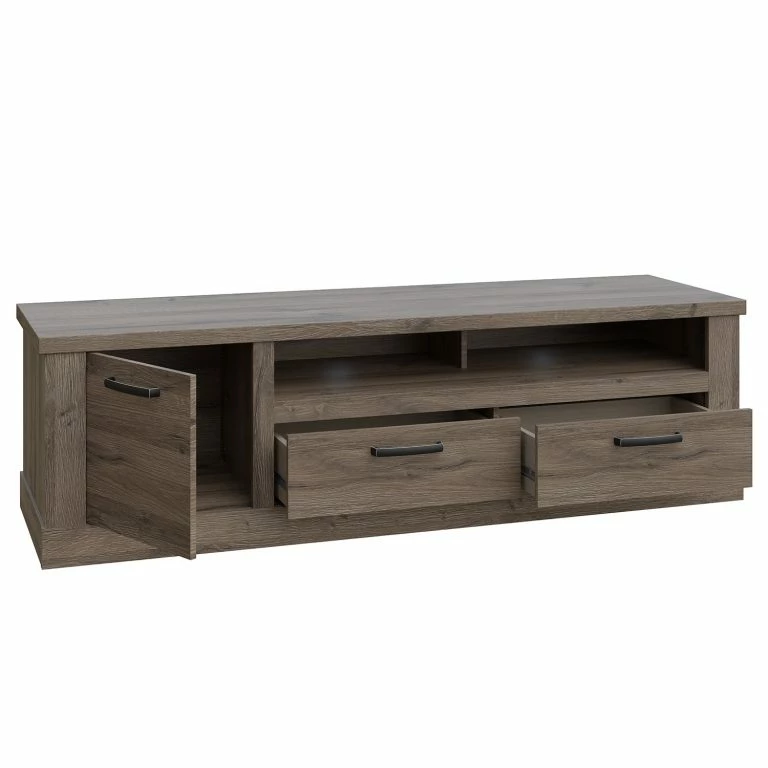 Loftscape Loftscape Meuble TV Temuco – Imitation Chêne Foncé