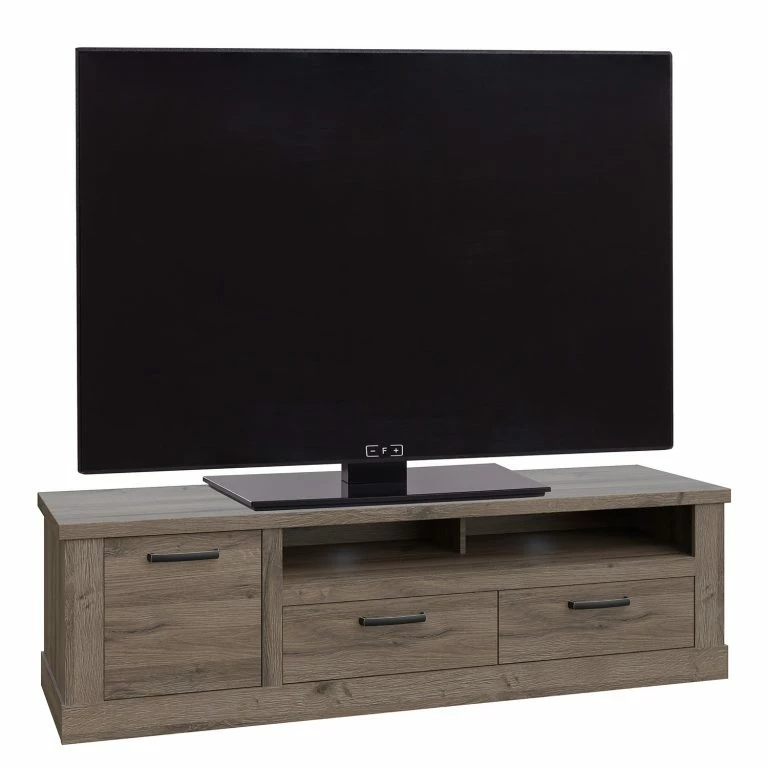 loftscape Loftscape Meuble TV Temuco – Imitation chêne foncé